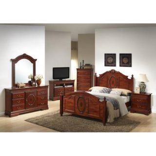 Bundle 58 Glory Furniture Panel Customizable Bedroom Set (5 Pieces)