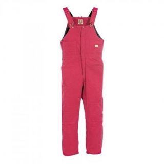 Berne WB515RNYR480 Ladies Washed Insulated Bib Overall Size XL