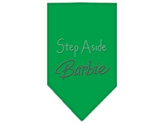 Mirage Pet Products 67 08 SMEG Step Aside Barbie Rhinestone Bandana Emerald Green Small