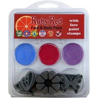 Ruby Red Face Painting Stamp Kit Butterfly   16657643  