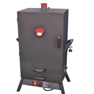 Smoky Mountain 38 in. Vertical Wide Chamber Propane Gas Smoker with Two Drawer Access 3895GWLA