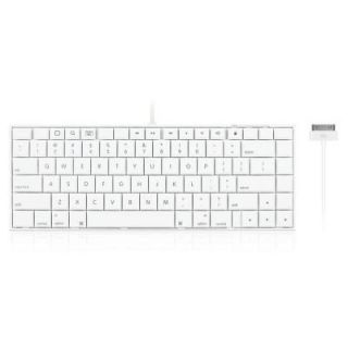 Macally Full Size Wired 30 Pin Keyboard for iPhone, iPad and iPod iKey30II