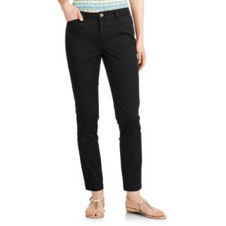 Faded Glory Women's Skinny Chino Pants Available in Regular, Petite and Tall Lengths