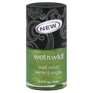 Wet n Wild Craze Nail Color, Jade 234, 0.34 fl oz (10 ml)   Beauty