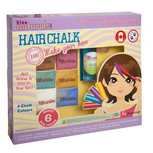 FUNDAMENTAL TOYS Kiss Naturals DIY Hair Chalk Making Kit   Toys
