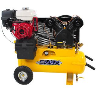 EMAX 8 HP 17 Gallon Two stage HONDA Electric Start Compressor