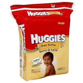 Huggies  Baby Wipes, Shea Butter, 208 wipes