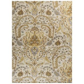 Surya Ancient Treasures Taupe Rectangular Indoor Tufted Oriental Area Rug (Common 8 ft x 11 ft; Actual 8 ft W x 11 ft L)