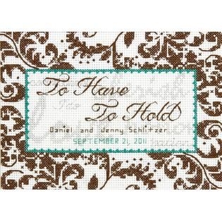 Dimensions Treasured Words Wedding Record Counted Cross Stitch Kit