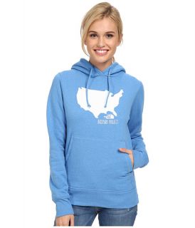 The North Face Backyard USA Pullover Hoodie Clear Lake Blue Heather