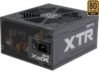 XFX XTR Series P1 650B BEFX 650W ATX12V / EPS12V SLI Ready CrossFire Ready 80 PLUS GOLD Certified Full Modular Active PFC With Full Modular Cables