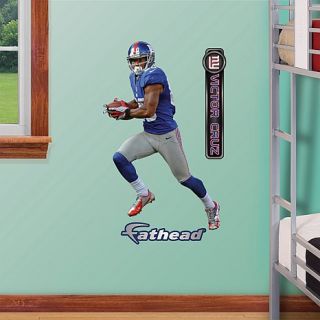 Officially Licensed NFL Victor Cruz Fathead Junior Wall Decals   New York Giant   7627163