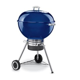 Weber One Touch Gold 22 1/2 in. Charcoal Kettle Grill in Blue DISCONTINUED 758001