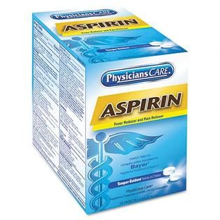 PhysiciansCare Johnson & Johnson Aspirin Tablets, 50 Two Packs/bx