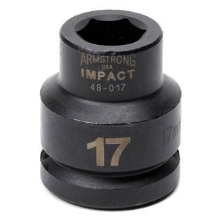Armstrong 22 mm 6 pt. 3/4 in dr. Standard Impact Socket