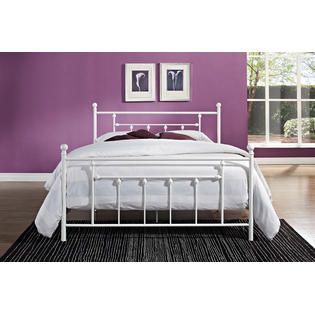 DHP  Manila Metal Bed   White, Queen