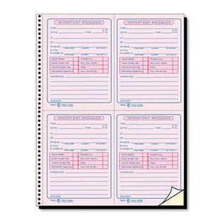 TOPS Message Forms, 5 1/2 x 3 7/8, 200 Set Book   Office Supplies