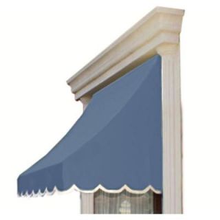 AWNTECH 14 ft. Nantucket Window/Entry Awning (56 in. H x 48 in. D) in Dusty Blue NT44 14DB