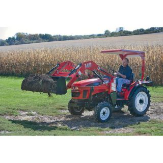 NorTrac 25XT 25 HP 4WD Tractor with Front End Loader — with Ag. Tires