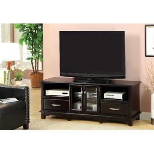 Furniture of America Espresso Bolton 63 inch TV Console   Home