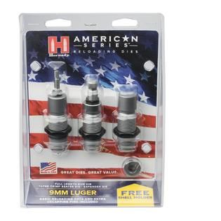 Hornady Manufacturing American Die Set 3 9m /9x21 (.355) Free Shell