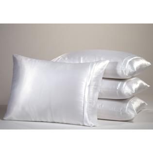 White Satin Pillow Cover You Can Sleep More Soundly with 