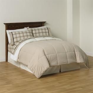 Cannon Cozyspun to Microlight Down Alternative Comforter   Oxford Tan