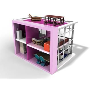 Brinca Dada  Zoe Doll House w/ Furniture