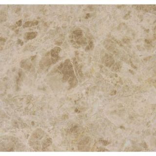 MS International 12 in. x 12 in. Crema Ivy Polished Marble Floor and Wall Tile (5 sq. ft./case) THDEMPLIGHT1212