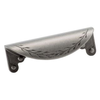 Amerock 3 Center To Center Weathered Nickel Inspirations Cup Cabinet Pull