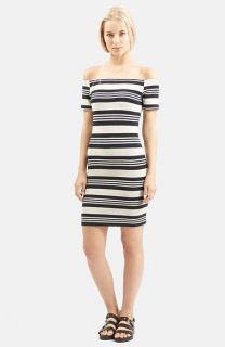 Topshop Bardot Body Con Dress (Petite)