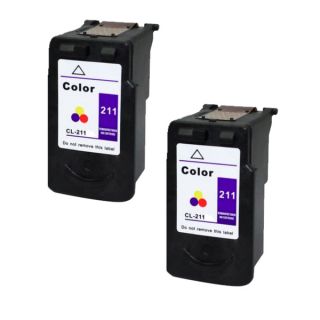 Canon CL 211 Color Remanufactured Inkjet Cartridge (Pack of 2