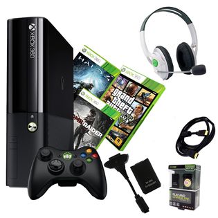 Microsoft Xbox 360 250GB Bundle with 3 Games   TVs & Electronics
