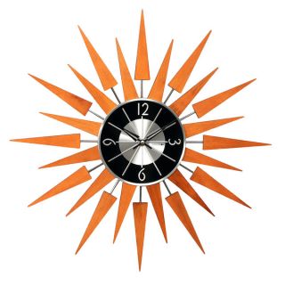 Hans Andersen Home Wooden Sunburst Clock   17296441  