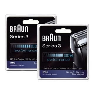 Braun 31S (2 Pack) Braun Series 3 Foil and Cutter Block Sliver