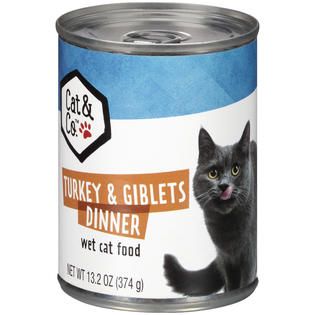 Cat&Co Turkey & Giblets Dinner Wet Cat Food 13.2 OZ PULL TOP CAN   Pet
