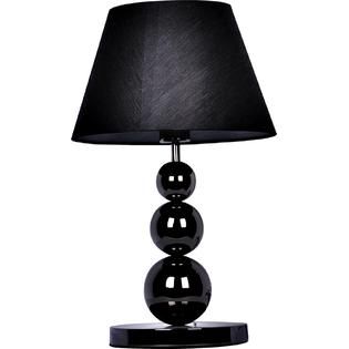 Elegant Designs Pearl Black Metal Three Tier Ball Lamp   Home   Home