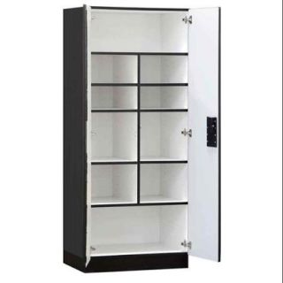 Designer Wood Storage Cabinet in Black
