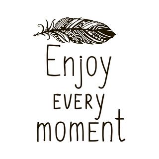 Enjoy Every Moment Quote Vinyl Wall Art   16252033  