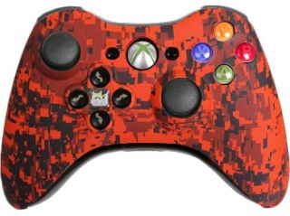 Custom Xbox 360 Controller: Orange Urban With Evil D Pad