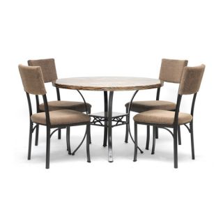 Wholesale Interiors Baxton Studio Rhea 5 Piece Dining Set