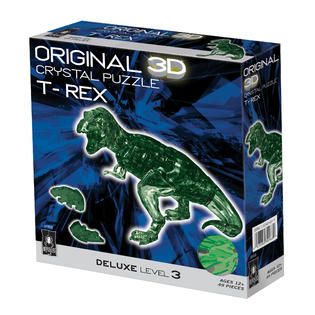 Bepuzzled 3D Crystal Puzzle   T Rex 49 Pcs   Toys & Games   Puzzles