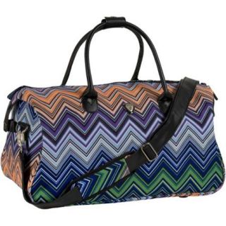 CalPak 'Hampton' Orange Chevron 20 inch Duffel