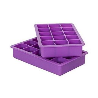 Elbee Silicone Ice Tray 15 Cube Set of 2