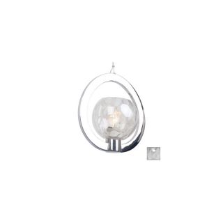 Varaluz 5 1/4 in W Covenant Artisinal Chrome Mini Pendant Light with Clear Shade