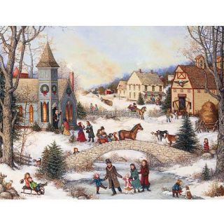 Lang Folk Art Holiday Assorted Christmas Cards
