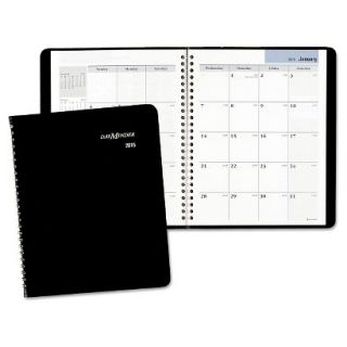 2015 Day Minder® Recycled Monthly Planner   Black