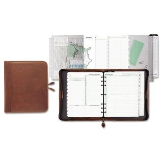 2015 Day Timer® Aviator Cowhide Leather Zippered Organizer Starter