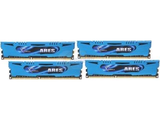 G.SKILL Ares Series 16GB (4 x 4GB) 240 Pin DDR3 SDRAM DDR3 2400 (PC3 19200) Desktop Memory Model F3 2400C11Q 16GAB