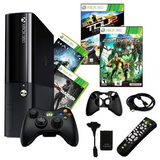 Microsoft Xbox 360 250GB Bundle with 4 Games   TVs & Electronics